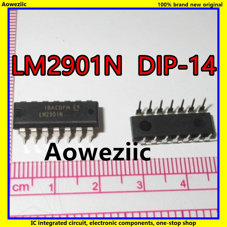 10 шт./лот LM2901N LM2901 2901 DIP 14 QUAD ДИФФЕРЕНЦИАЛЬНЫЕ КОМПАРАТОРЫ IC новый оригинальный