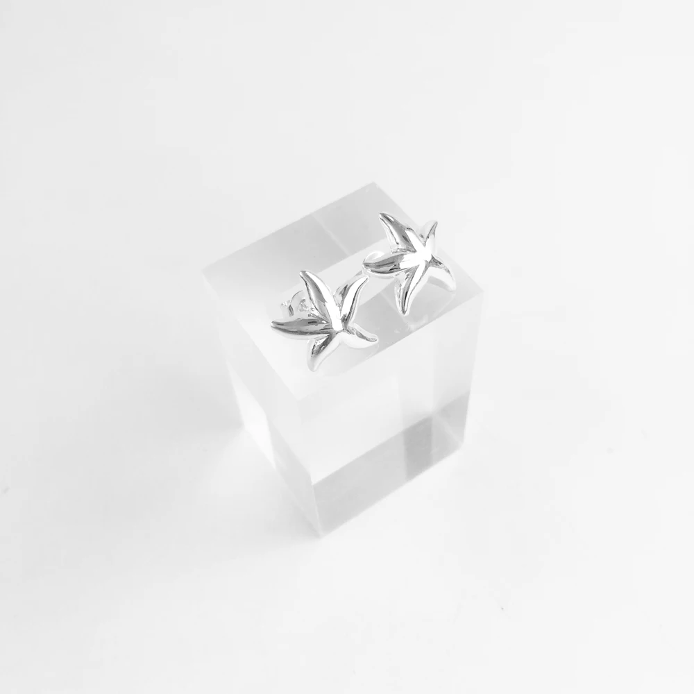 COOLFLY Лидер продаж Мода Jewelry Симпатичные Морская звезда шпильки серьги для девочек