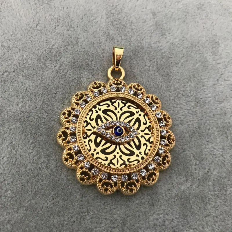 Мусульманское подвесное ожерелье с кристаллами принимается Прямая