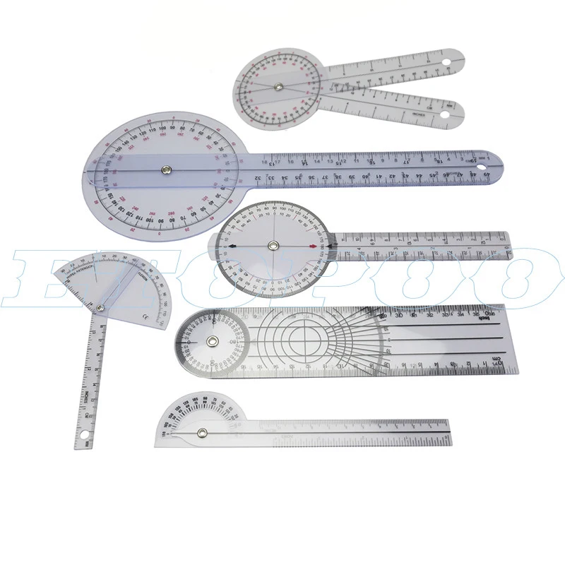 1 комплект 6 шт. спинной палец Гониометр транспортиры полезный многовинтовой
