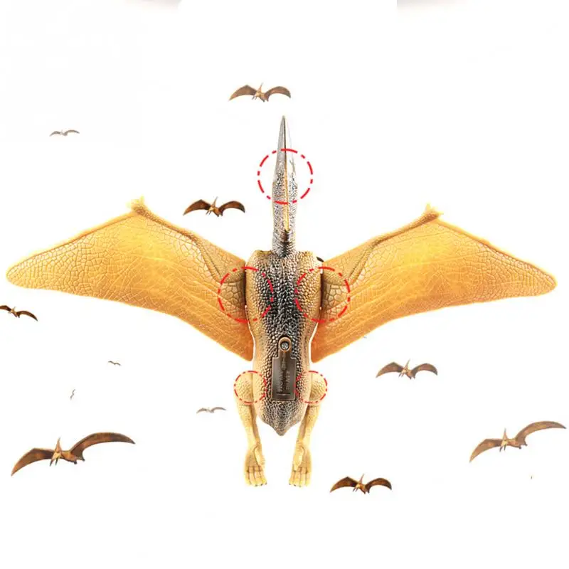 RC ходить динозавров дистанционного Управление Птерозавр игрушка с качая головой