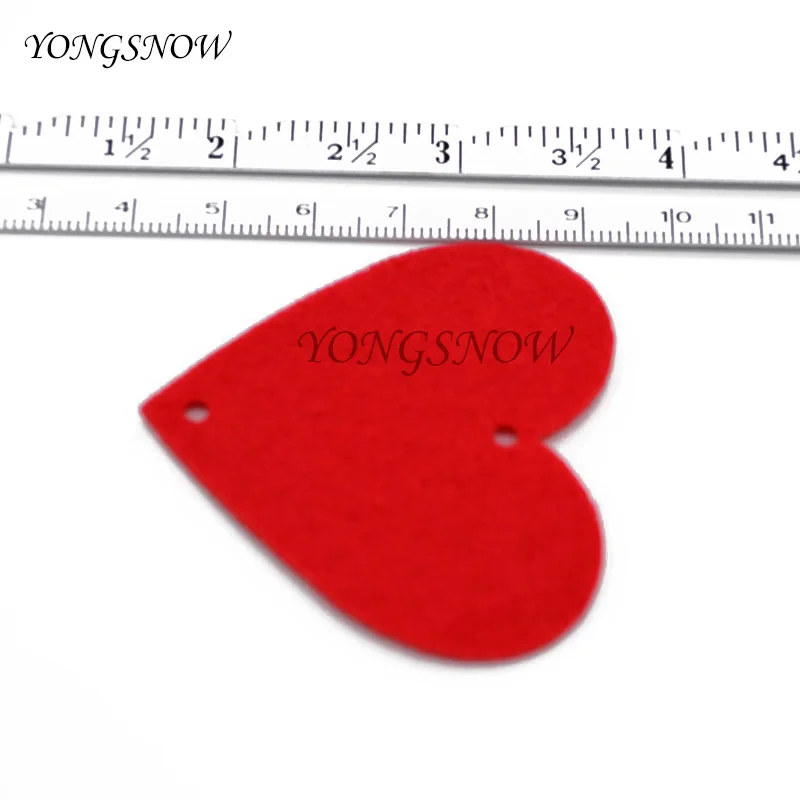 16 шт./компл. 5*5 см украшение в виде занавеса с сердечком 3 м веревка войлочный