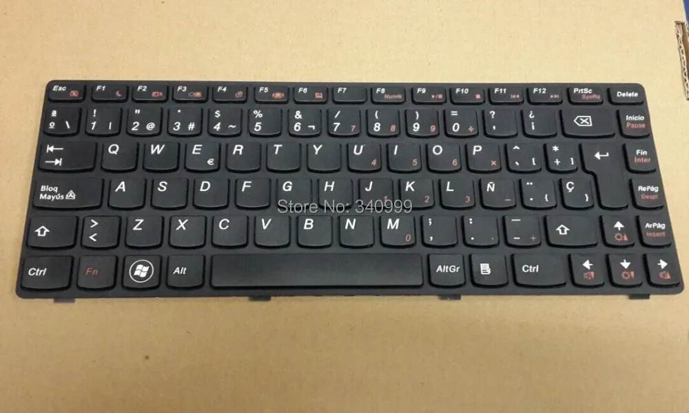

Spanish For New Laptop keyboard For Lenovo IdeaPad B470 B475 G470 G475 V470 SP LA
