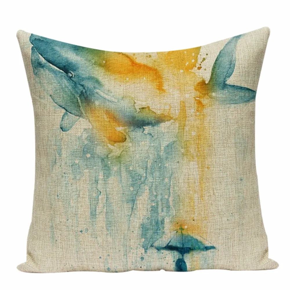 Декоративная подушка для портрета астронавтов цветные диванные подушки Льняные