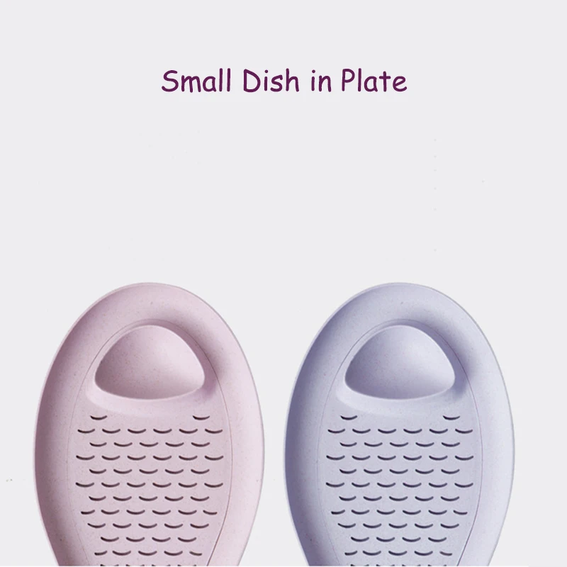 Креативная зернистая солома в форме рыбы маленькая тарелка для соусов картошки