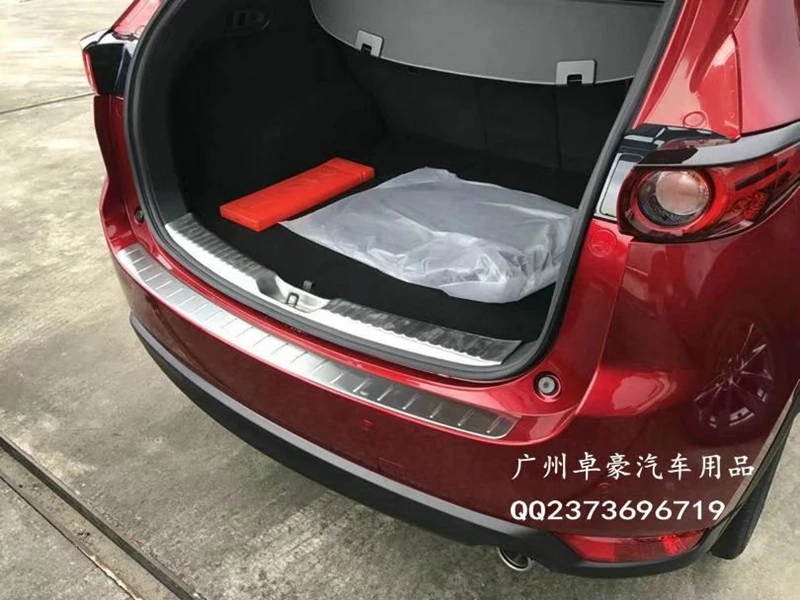 Крышка внешнего бампера из нержавеющей стали подходит для Mazda 3 5 2017 2018|rear bumper