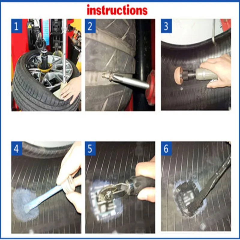 45 шт./компл. Универсальный круглый ремонт шин холодная заплатка для Ремонт
