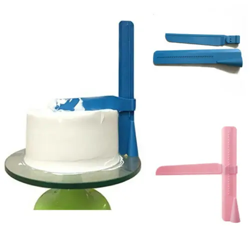 Adjustable Turning Icing Smoother Blade Cake Sugar craft Handgrip Smooth Buttercream Decor Plastic Bakeware Tools | Дом и сад