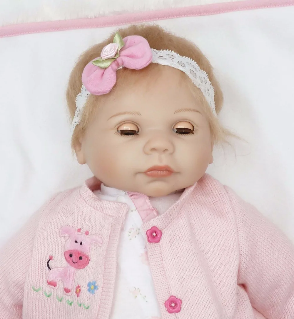 Новый Дизайн Bebe Reborn девушка кукла с открытым/закрыть глаза Розовая Принцесса Adora