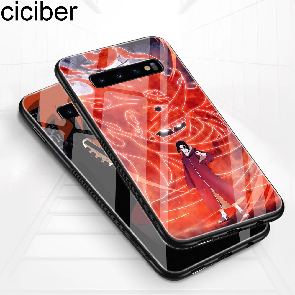 ciciber Uchiha Itachi NARUTO for Samsung Note 9 8 Case Back Cover Galaxy S10e S10 S9 S8 Plus S9+ S10+ S8+ Glass |