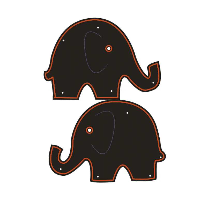 cute Elephants Animal Cutting Dies Scrapbooking Metal Embossing Stamps for diy handmade cards new hot | Дом и сад
