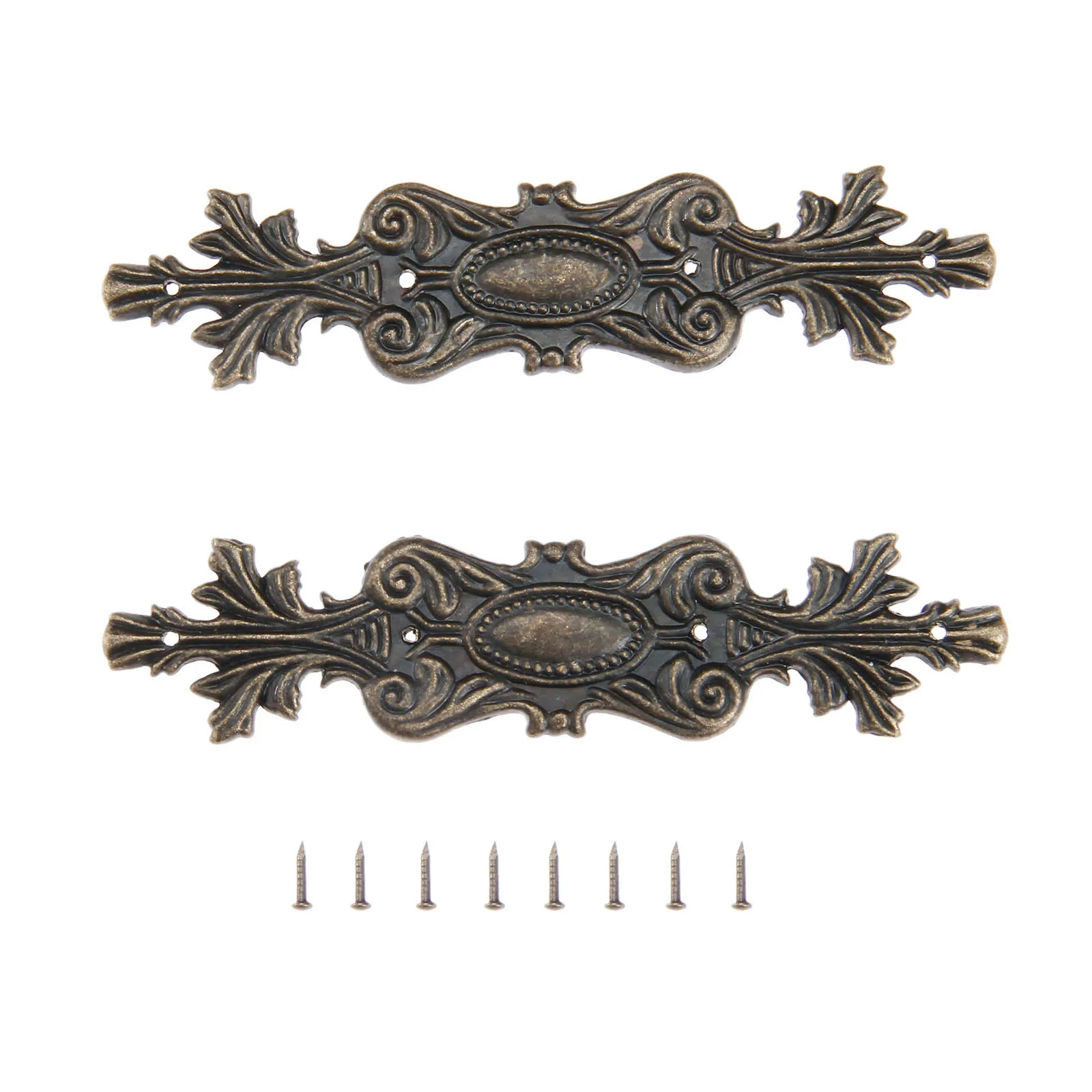 2 шт. Антикварные коробки ногу Угловые скобы для мебели шкатулка драгоценностей