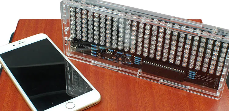 CIRMECH FFT 24x8 аудио индикатор DIY Kit Красный Зеленый Розовый Синий СВЕТОДИОДНЫЙ Набор для самостоятельной сборки