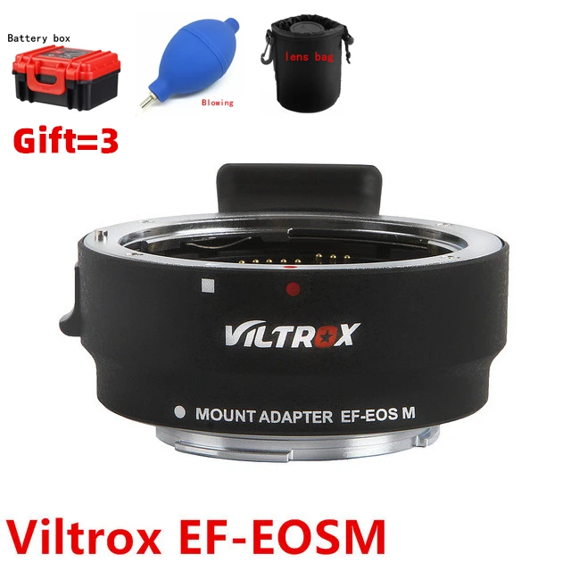 Адаптер для объектива Viltrox EF EOSM электронный адаптер с автофокусом EOS S M3 M5 M6 M10|lens