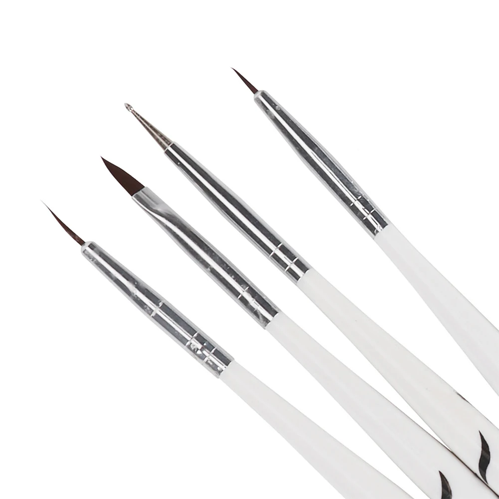 8 шт Портативный комплект Дотс для макияжа в виде цветочных лепестков ногтей