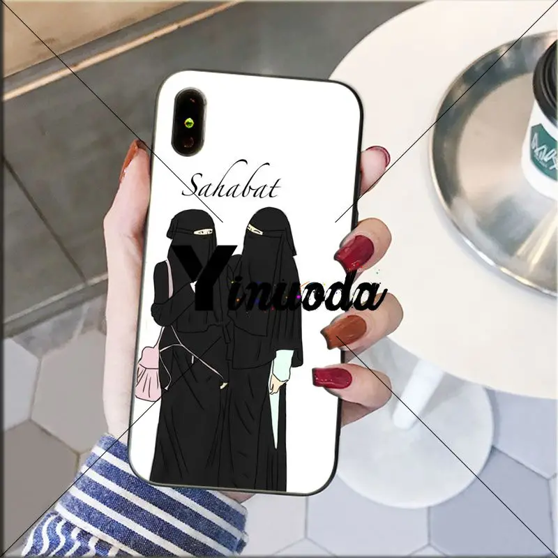 Yinuoda Мусульманский Исламский глаз черный ТПУ Мягкий силиконовый чехол для