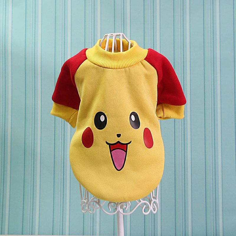 Осенне-зимняя теплая одежда в виде мопса французского бульдога хлопковые мягкие