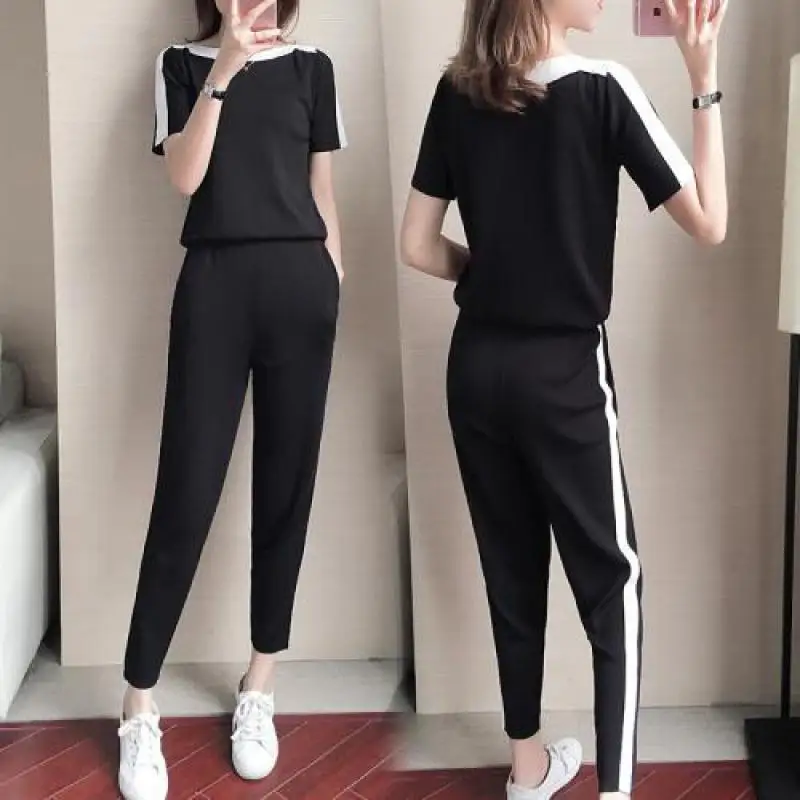 Комплект из двух предметов для женщин новинка 2019 года летний Повседневный