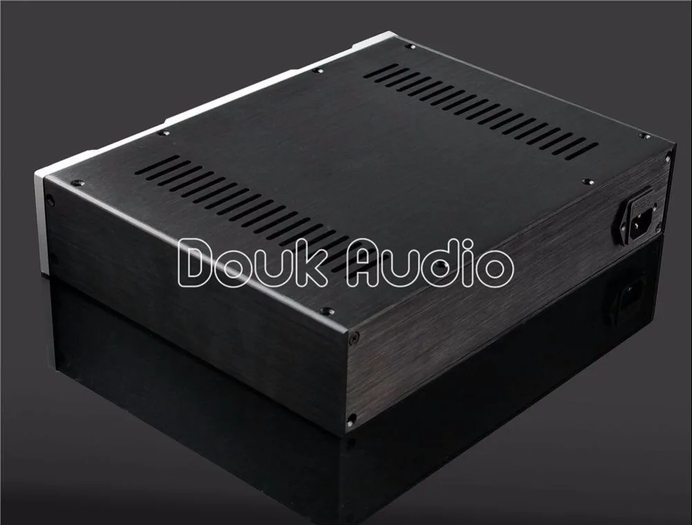 Nobsound новый алюминиевый корпус усилителя корпуса DIY чехол DAC House Box (W320 * H70