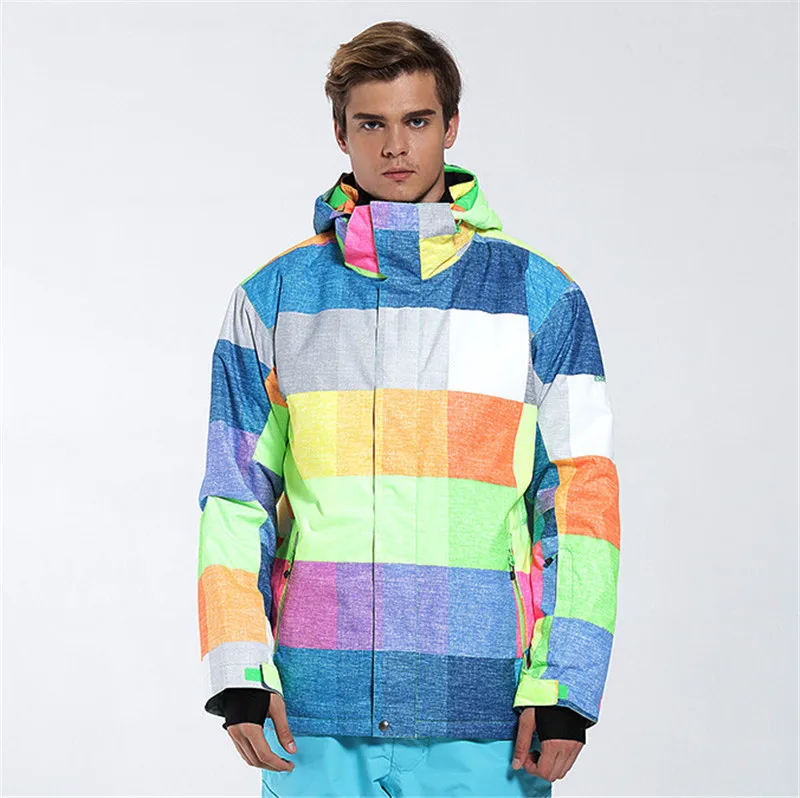 

winter new Double plate Ski jacket style Korea new men's outdoor waterproof windproof breathable printing ski suit