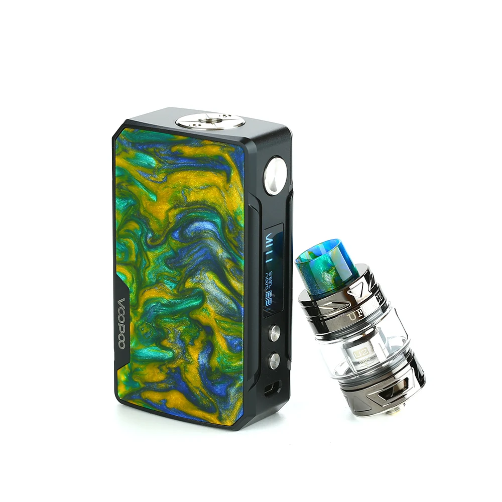 Voopoo Drag 2 TC комплект W/177 Вт Voopoo Drag 2 Коробка мод и 5 мл Uforce T2 SubOhm танк электронная сигарета испаритель Vape комплект