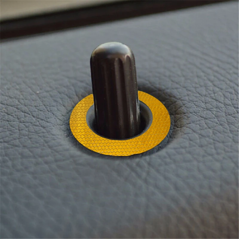 Светоотражающая наклейка на дверной замок автомобиля Mercedes Benz Glk200 260 300 E200L E260L E300L E320L E400L Cls300 Cls350