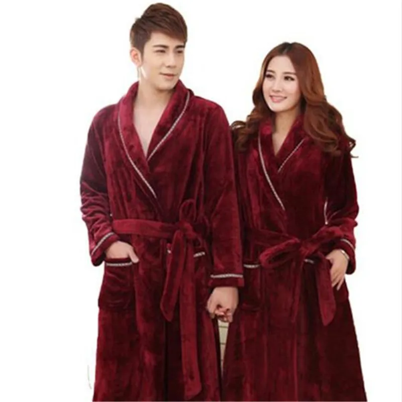 Новинка 2018 осенне зимняя женская толстая хлопковая Фланелевая Пижама для пар