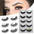 YSDO 5 пар норковые ресницы ручной работы для макияжа 3d норковые ресницы натуральные накладные ресницы длинные ресницы для наращивания Искусственные ресницы