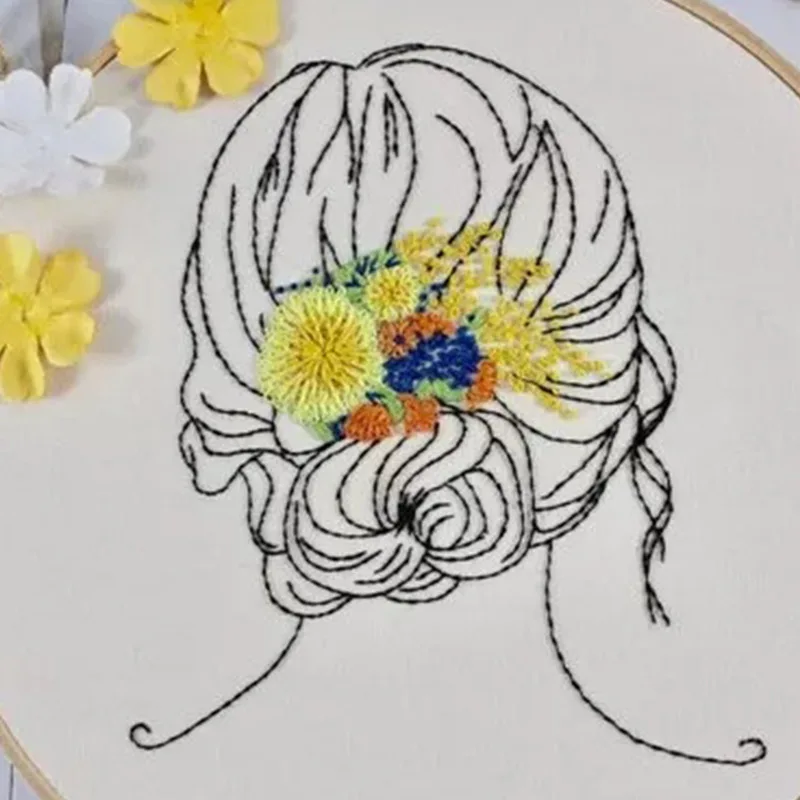 DIY Вышивка для начинающих Рукоделие Набор практики вышивка крестиком настенная