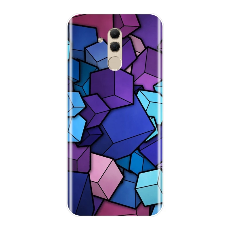 ТПУ чехол для телефона силиконовый Huawei Mate 9 10 20 Lite мультяшный панда сердце