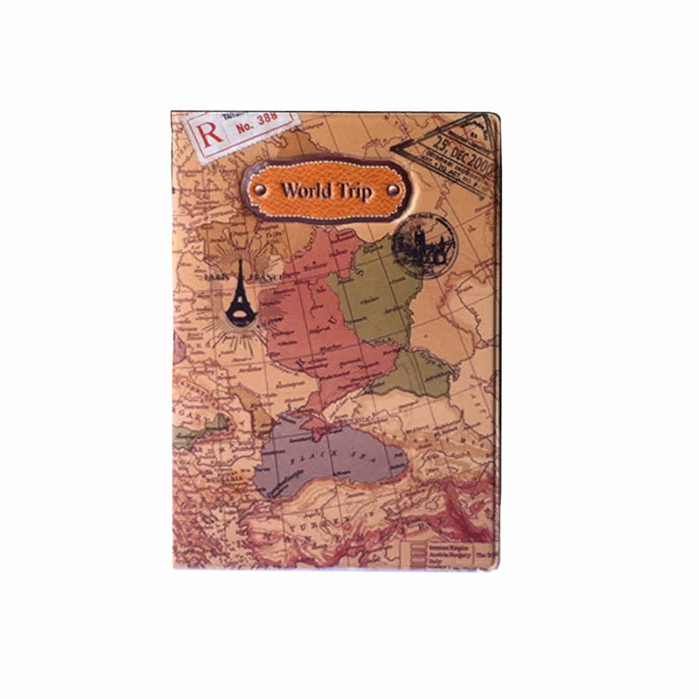 Чехол для паспорта Эйфелева башня в Париже Франция Обложка держатель карт из ПВХ