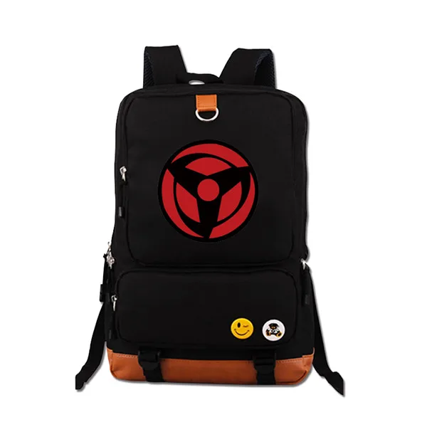 Высокое качество аниме Наруто Uzumaki Печать Холст Mochila Feminina дорожная военная сумка школьные сумки для подростков рюкзак для ноутбука - Цвет: 14