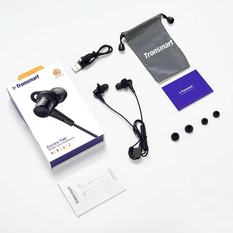 Tronsmart Encore Flair IP56 водонепроницаемые наушники с Bluetooth 4 1 и микрофоном для устройств