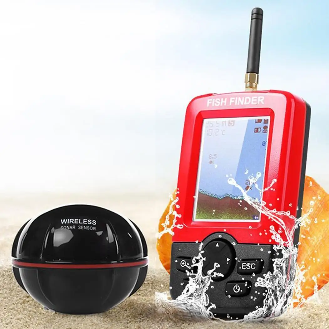 Смарт-Портативный Беспроводной озеро морское дно Морская рыбалка глубина