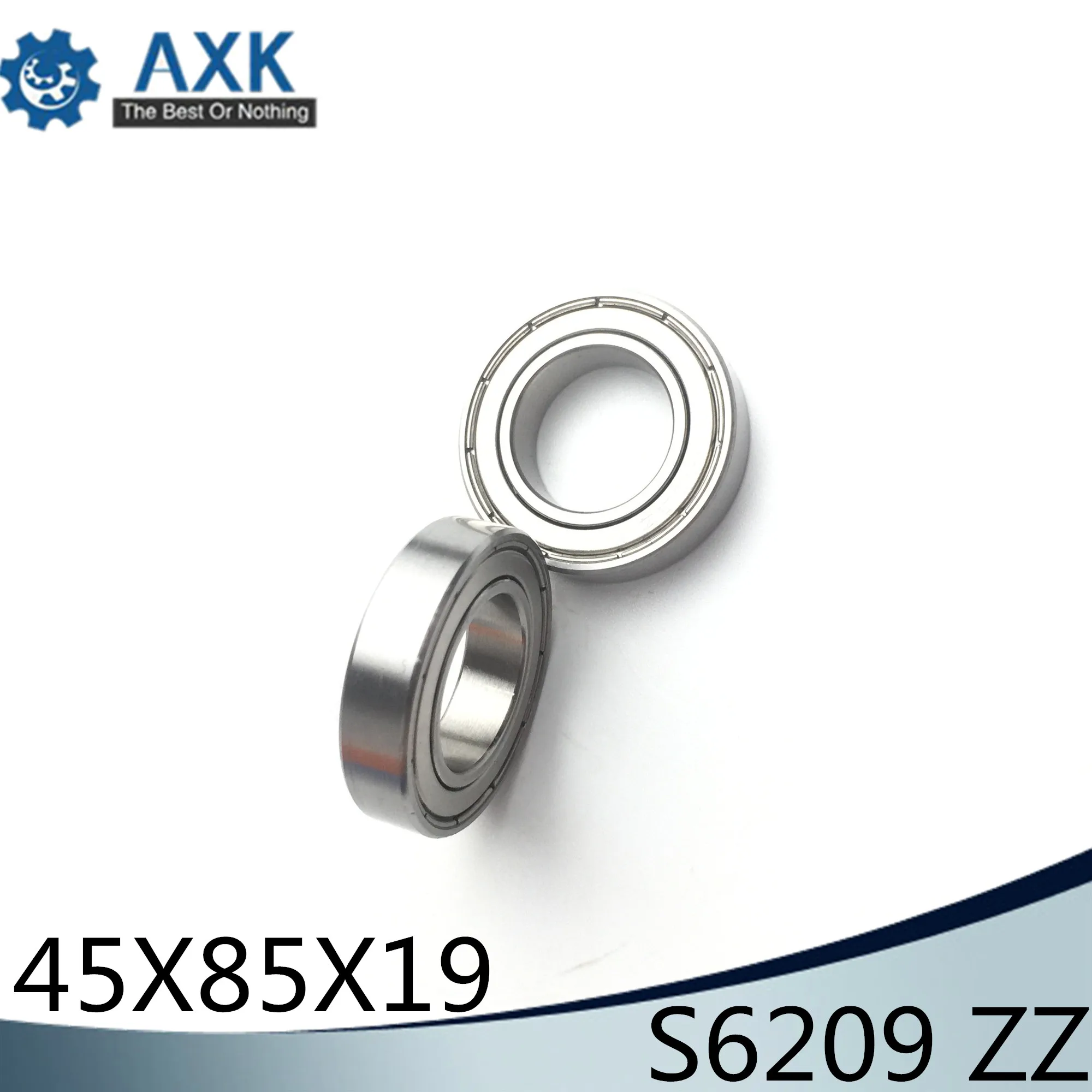 S6209ZZ Bearing 45*85*19 mm ( 1PC ) ABEC-1 S6209 Z ZZ S 6209 440C Stainless Steel S6209Z Ball Bearings | Строительство и ремонт