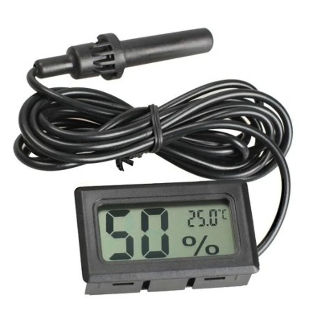 Home Embedded Electronic Office Temperature Humidity Meter Luminous Clock Digital Thermometer | Инструменты