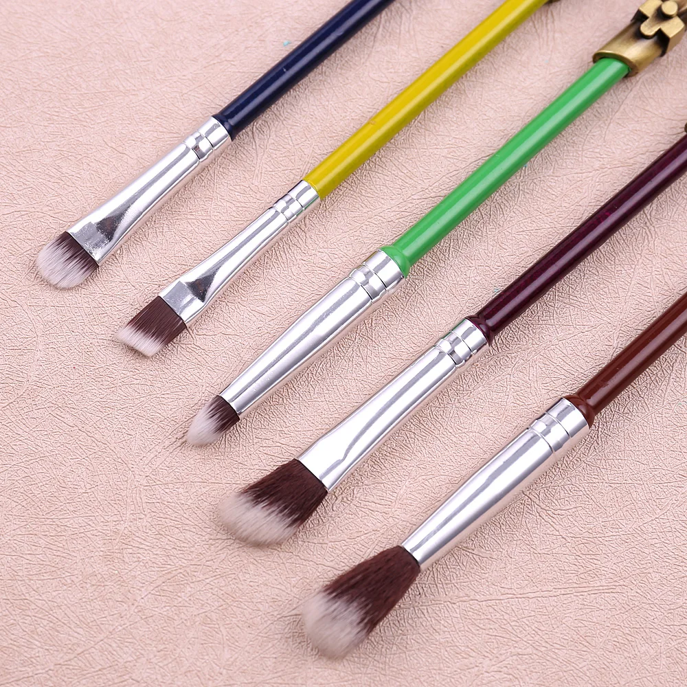 CHILEELOVE 5 Pcs/Set Star Wars Lightsaber Darth Vader Makeup Brushes Kit Beauty For Eye Face Make Up Cosmetic Tool | Красота и