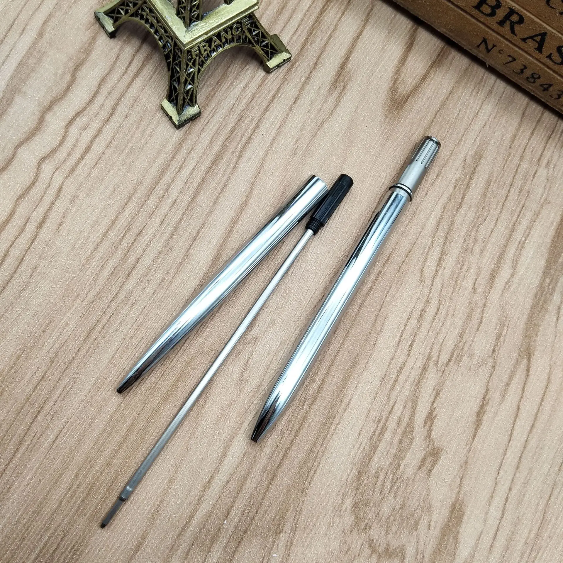 1 шт. креативные деловые офисные шариковые ручки металлические знаки модные