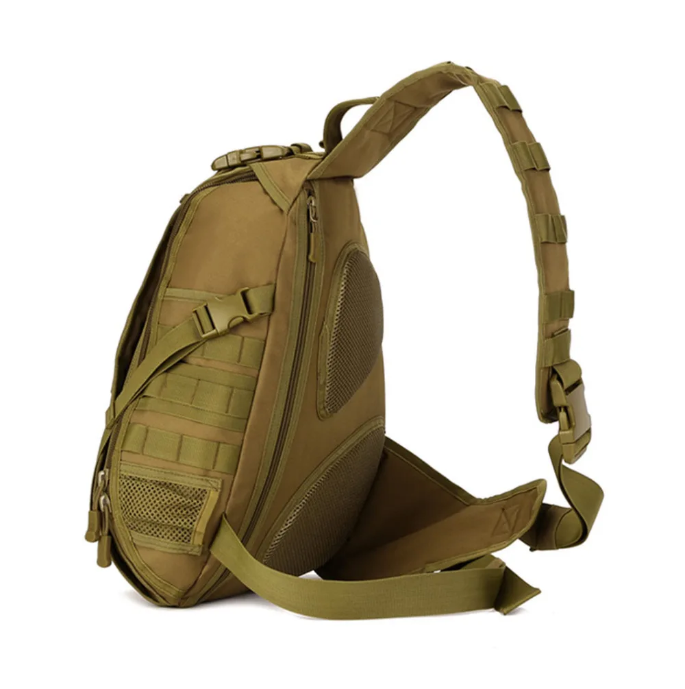 

Men 1000D Nylon Sling Chest Bag Water Bottle Day Back Pack Cross Body Messenger Shoulder Packet Military Travel Riding New