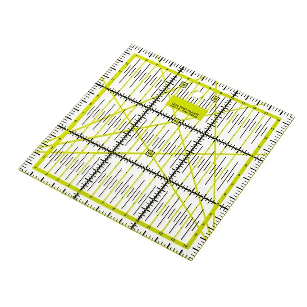 Лоскутного шитья линейка квадрат лоскутное шитье легко аккуратную нарезку для