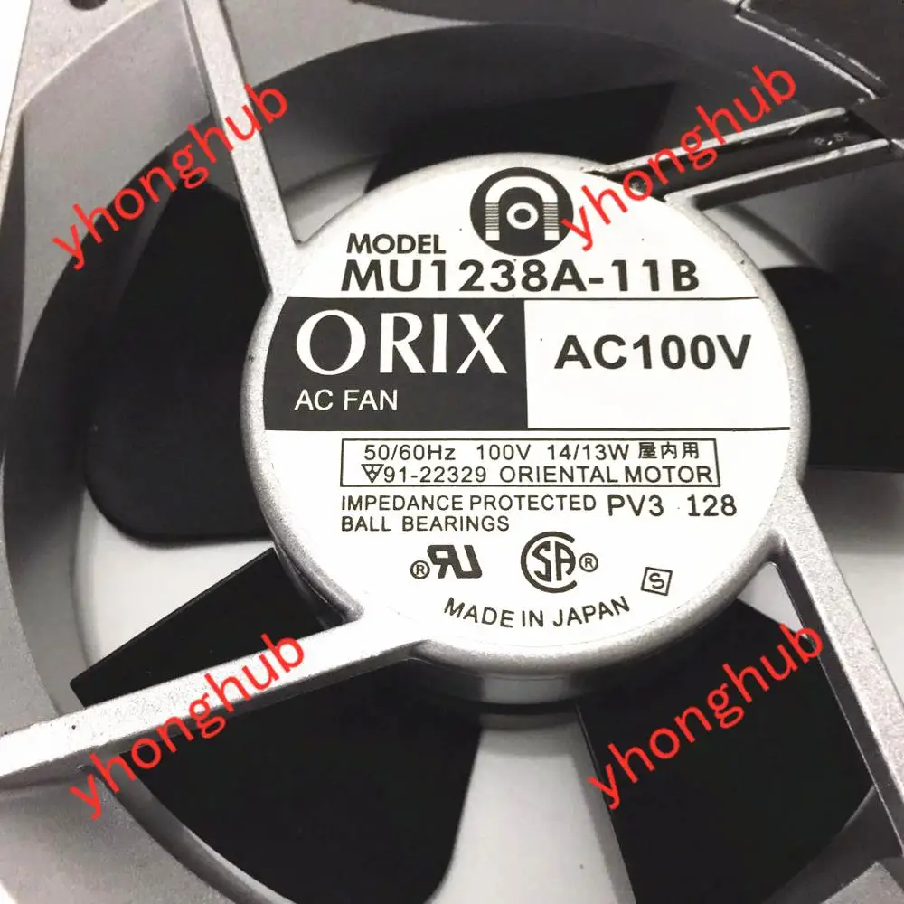 ORIX MU1238A-11B AC 100 в 14 Вт 120x120x38 мм вентилятор охлаждения сервера | Компьютеры и офис