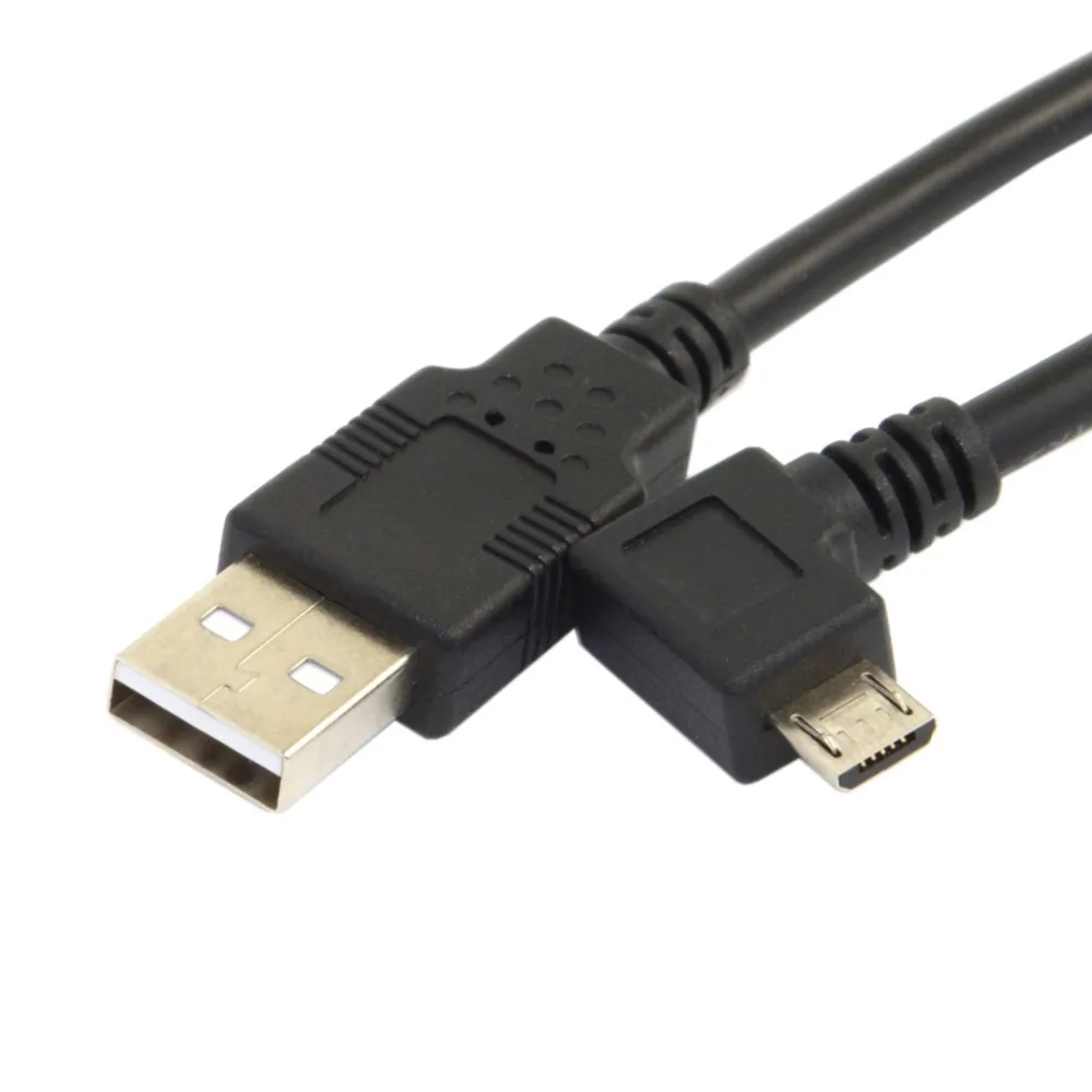 

CYSM 3m Left Angled 90 Degree Micro USB Male to USB 2.0 Data Charge Cable for Cell Phone & Tablet