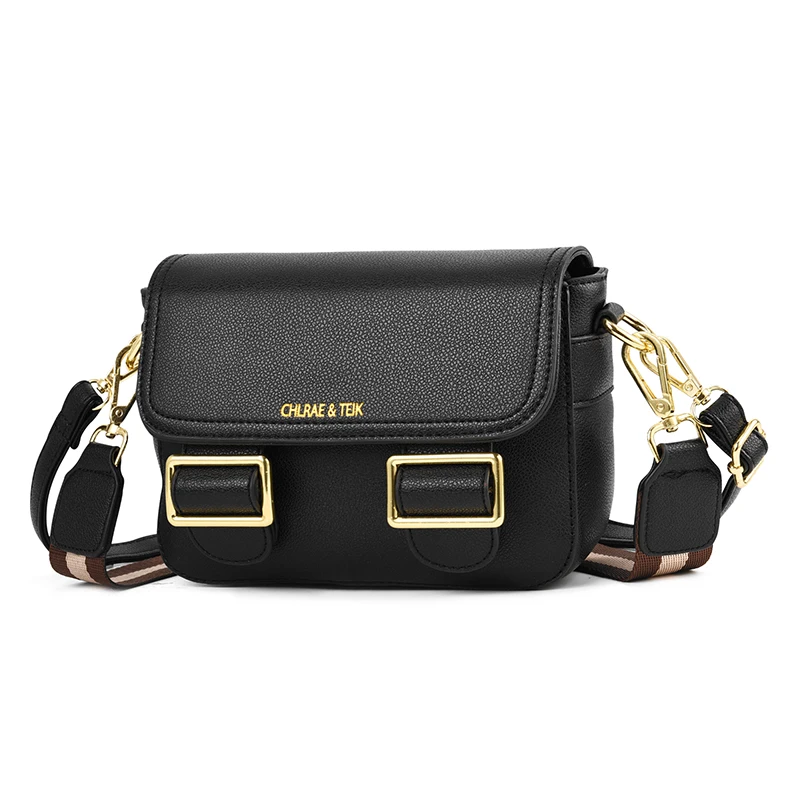 Контрастная женская маленькая квадратная сумка wild Месседжер для девочек широкая