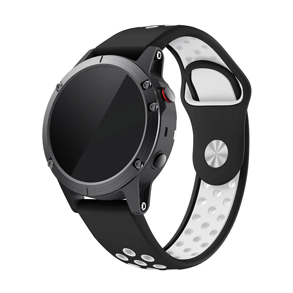 22 мм ремешок для часов Garmin Fenix 5/5 Plus часы Quick Release силиконовый ремешок для Garmin Instinct Forerunner 935 945