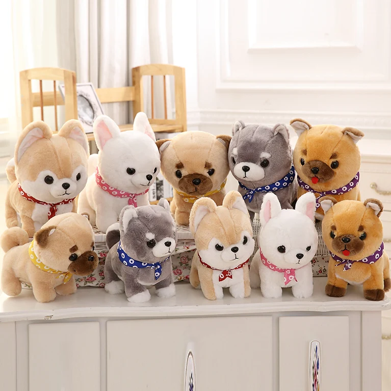 29 см/35 см Шарф Шиба ину собака плюшевая игрушка мягкая для собаки хорошие подарки