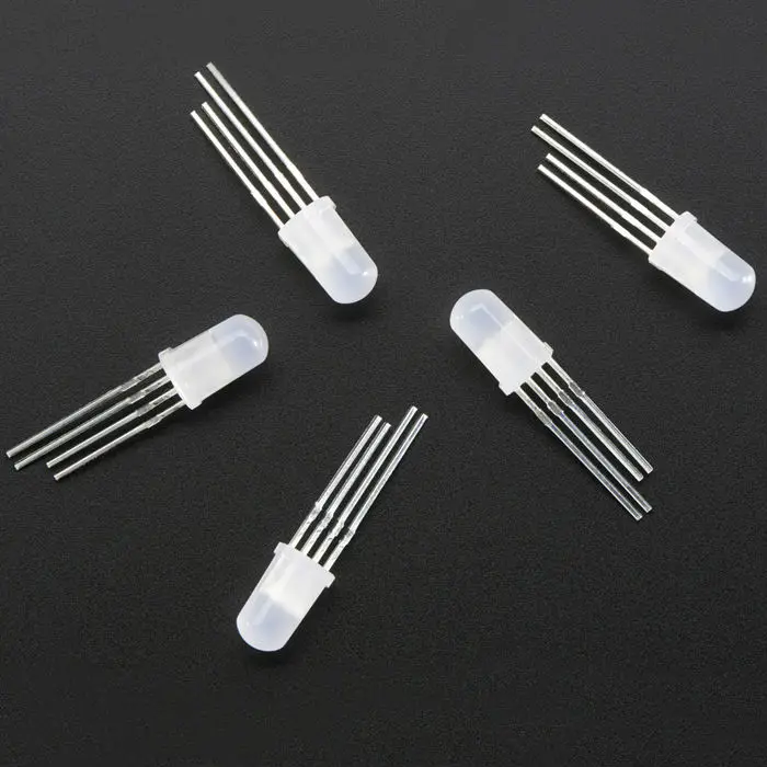 APA106 F5mm светодиодный чип F5 5 мм круглая шляпа полноцветный RGB led APA 106 IC встроенный