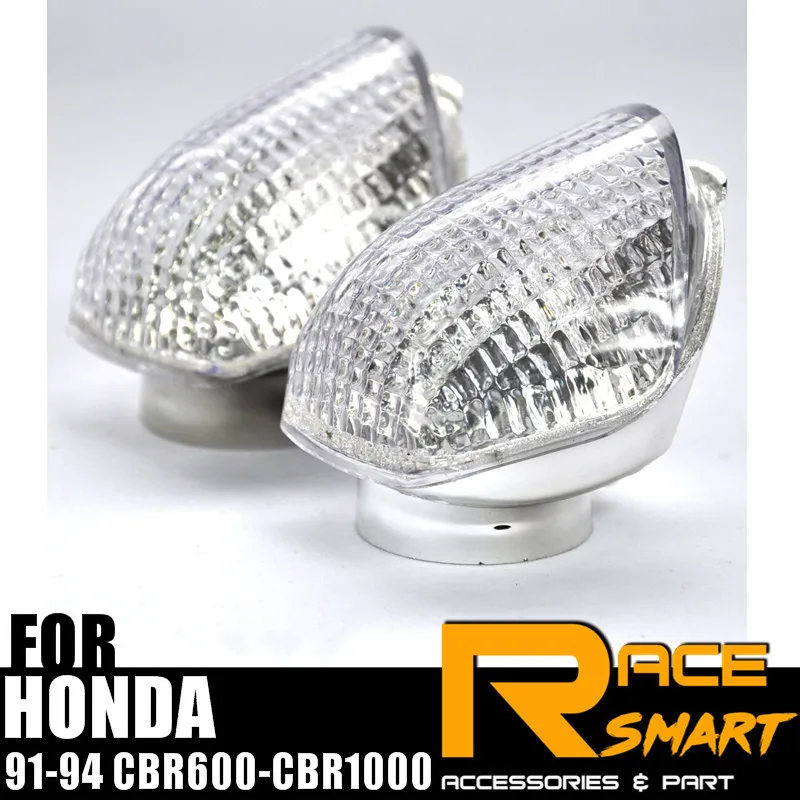 Motorcycle Front Turn Signal Light Lens Cover Case For HONDA 1991-1994 CBR600 -CBR1000 F2 F3 1992 1993 CBR-600 CBR 1000 CBR-1000 |
