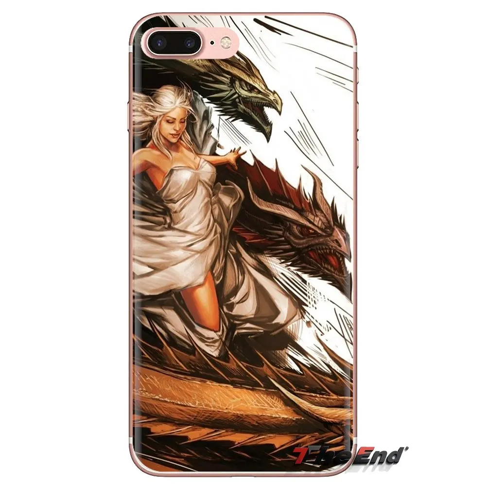 Для Samsung Galaxy A3 A5 A7 A9 A8 Star A6 Plus 2018 2015 2016 2017 прозрачные мягкие чехлы Daenerys Игра
