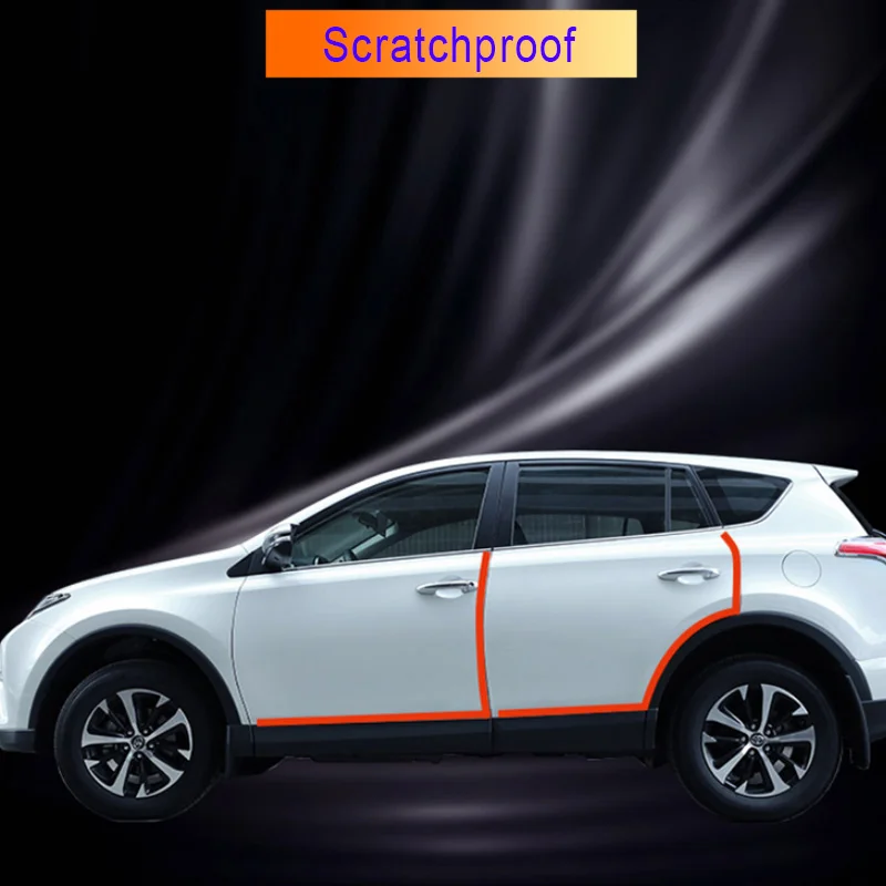Автомобильная наклейка s пленка для защиты края двери авто интерьерный протектор нано клей для двери БАГАЖНИКА АВТОМОБИЛЯ порог полный корпус Наклейка Виниловые аксессуары