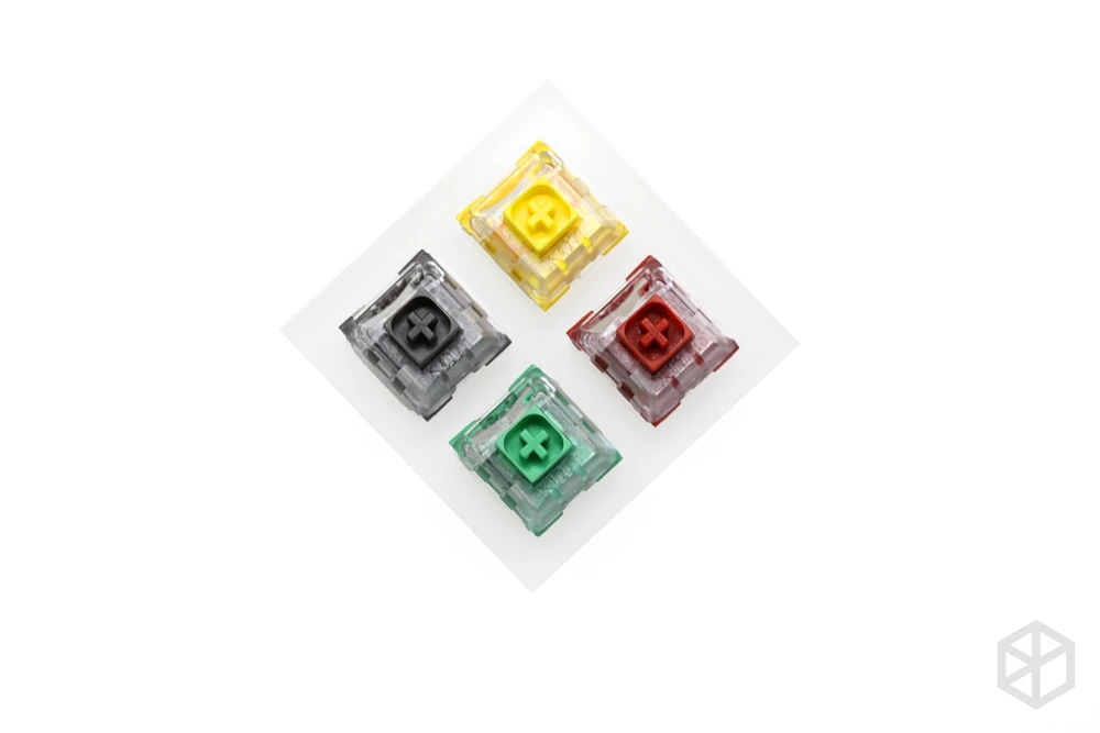 Алюминиевый или акриловый тестер переключателей 2X2 kailh box переключатели в